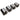 3D Design G8X / G9X Stainless Exhaust Tip Set