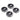 Vorsteiner Carbon Fiber Aluminum Center Cap - Black with White Logo (for V-FF & VPX-101 Wheels only)